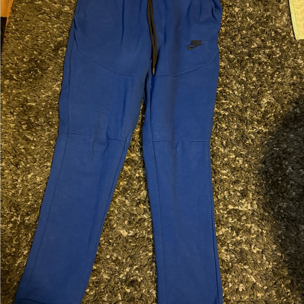 Nike tech pants blue